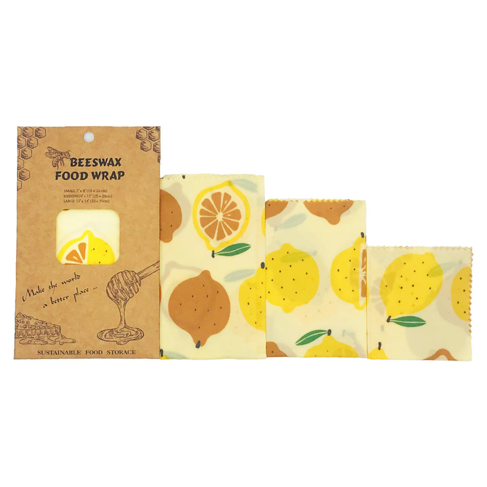 Sustainable beeswax food packaging paper