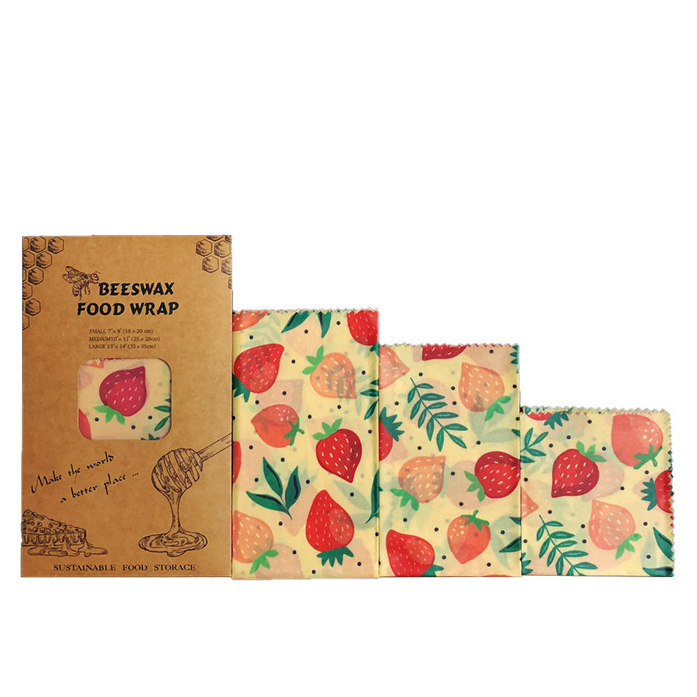 Sustainable beeswax food packaging paper