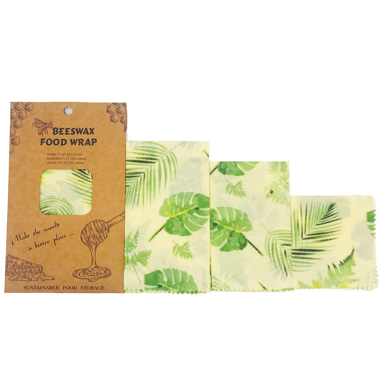 Sustainable beeswax food packaging paper