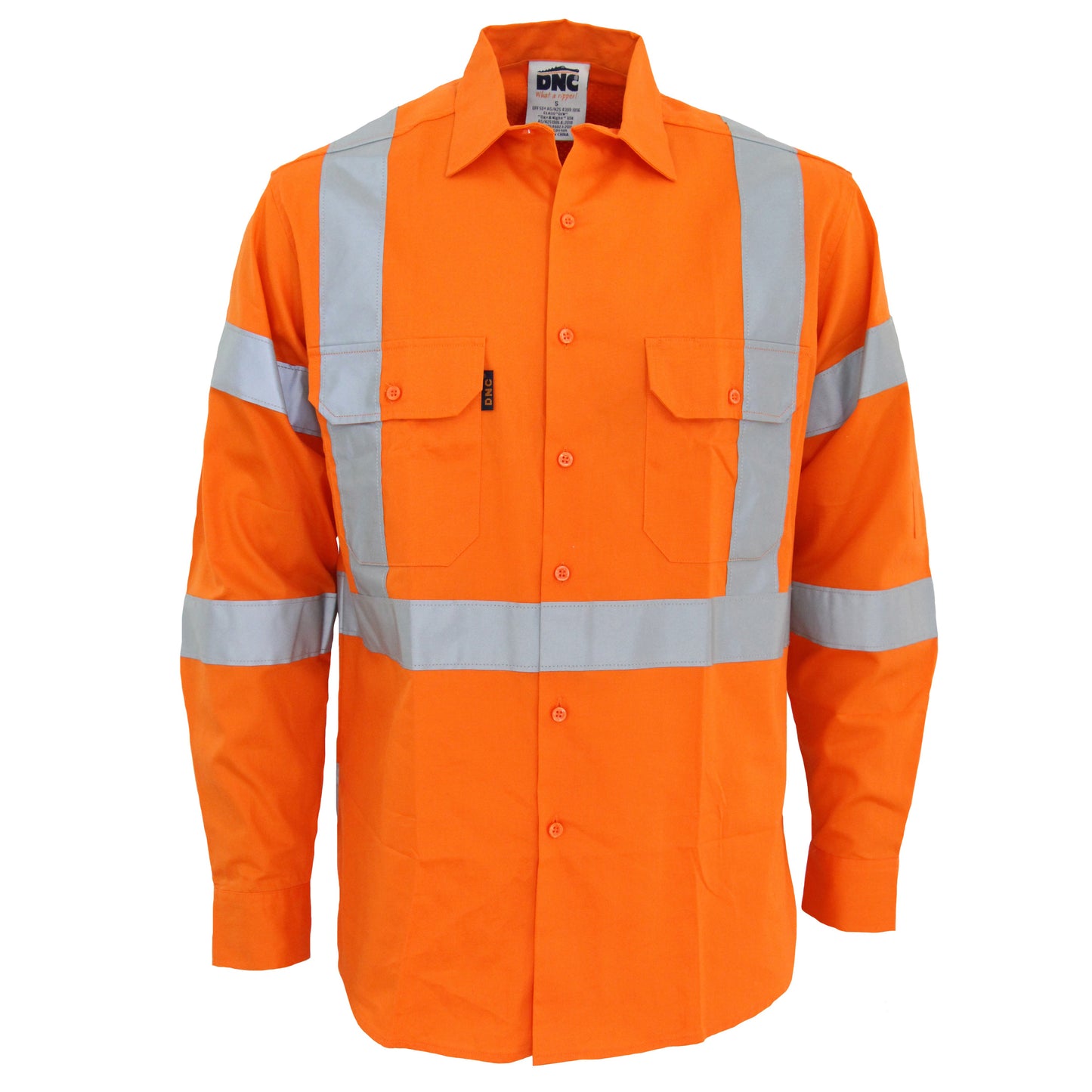 Hi-Vis 3 way vented "X" back & Biomotion taped shirt 3545