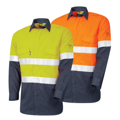 Regular Weight PPE2 Two Tone FR Shirt With Loxy Reflective Tape BW2590T1