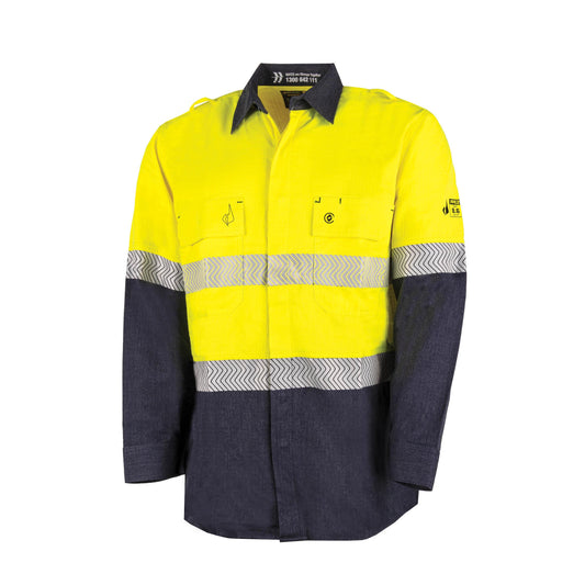 Regular Weight PPE2 Two Tone FR Shirt With Segmented FR Reflective Tape BW2595T1