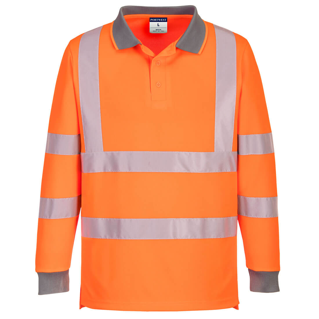 EC11 - Eco High Visibility L/S Polo (6 Pack)