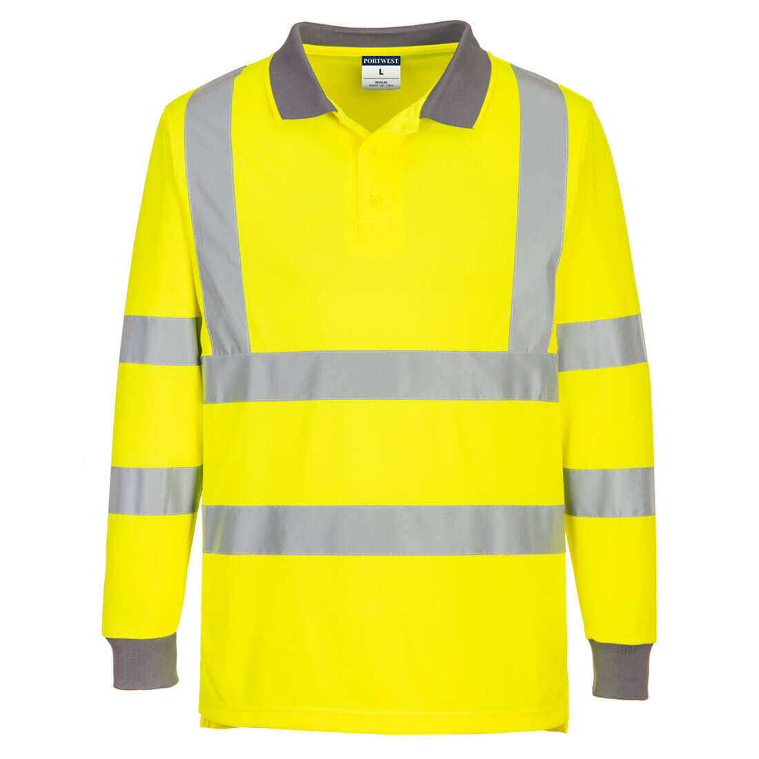 EC11 - Eco High Visibility L/S Polo (6 Pack)