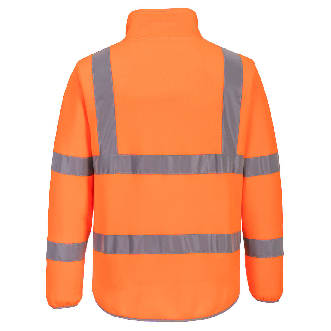 EC70 - Eco Hi-Vis Polar Fleece Jacket Orange (36 PET Bottles are recycled to make this product)